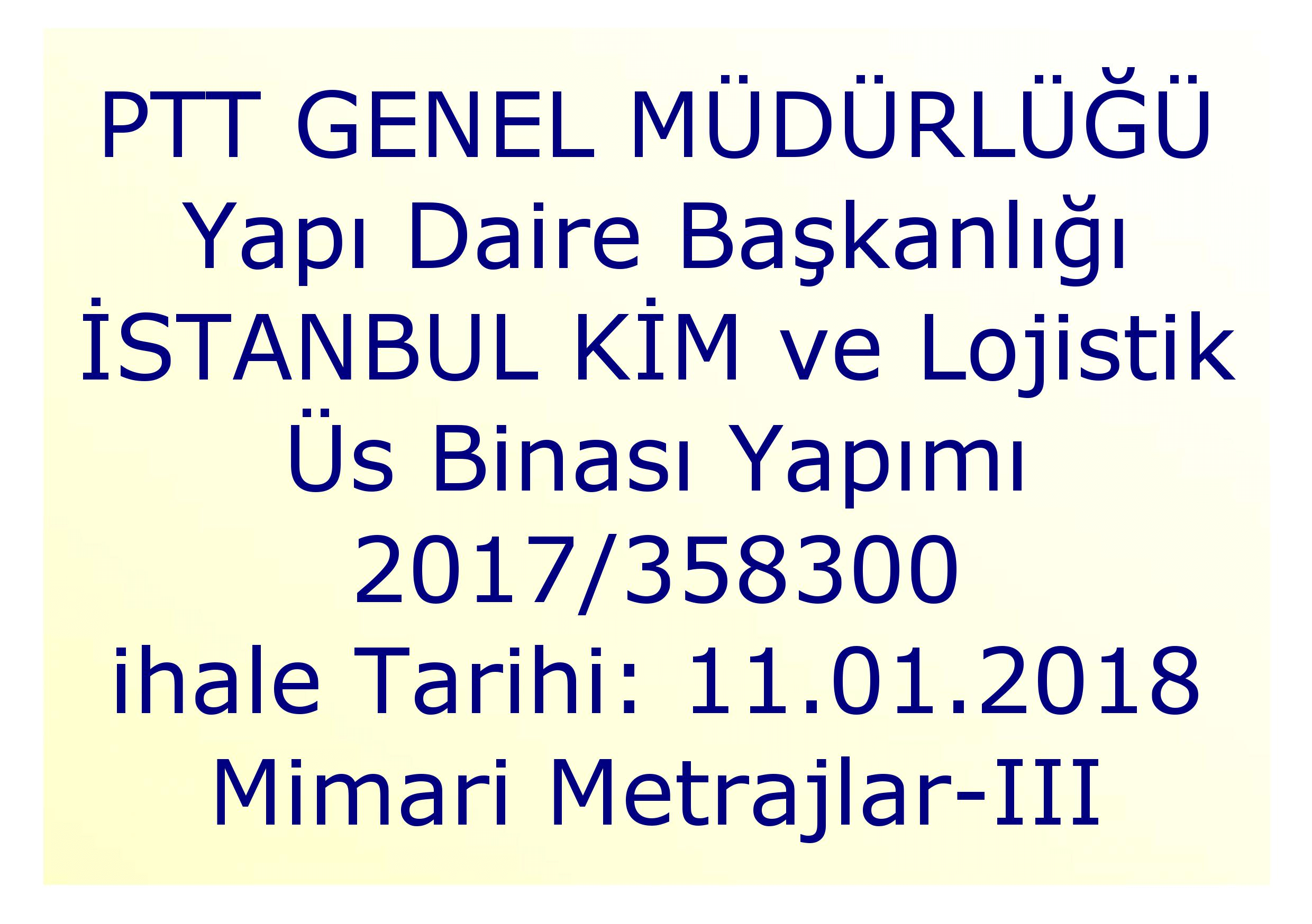 ihale metrajları